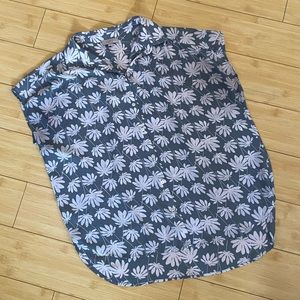 LOFT Button Down Floral Shirt